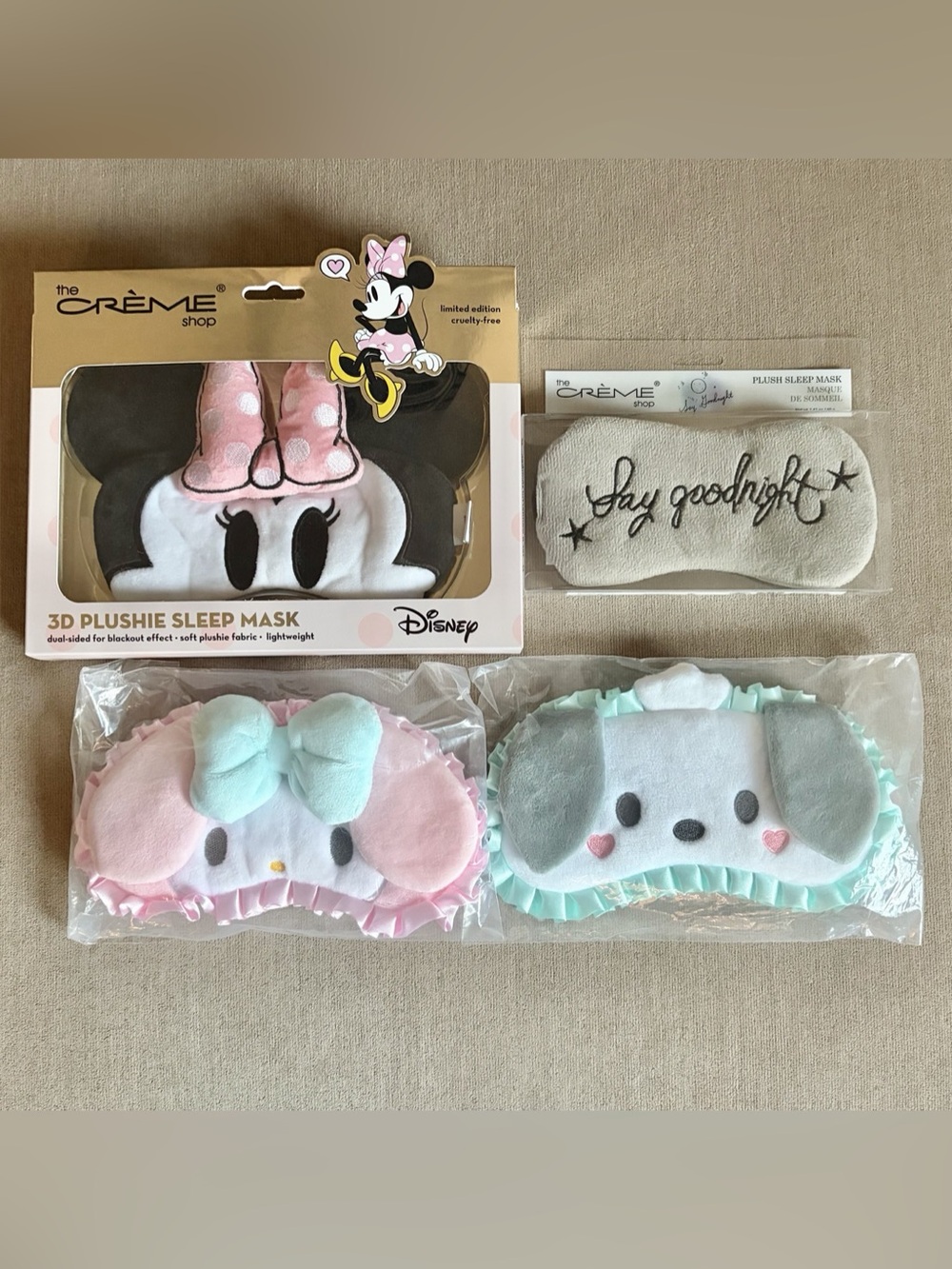 4 Sleep Mask Bundle Set - NEW